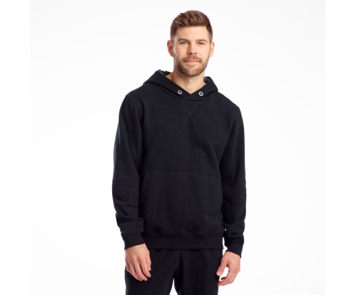 Tenis Saucony Kickback Hoodie Hombre Tops Ropa Negras México MX-581-JZ